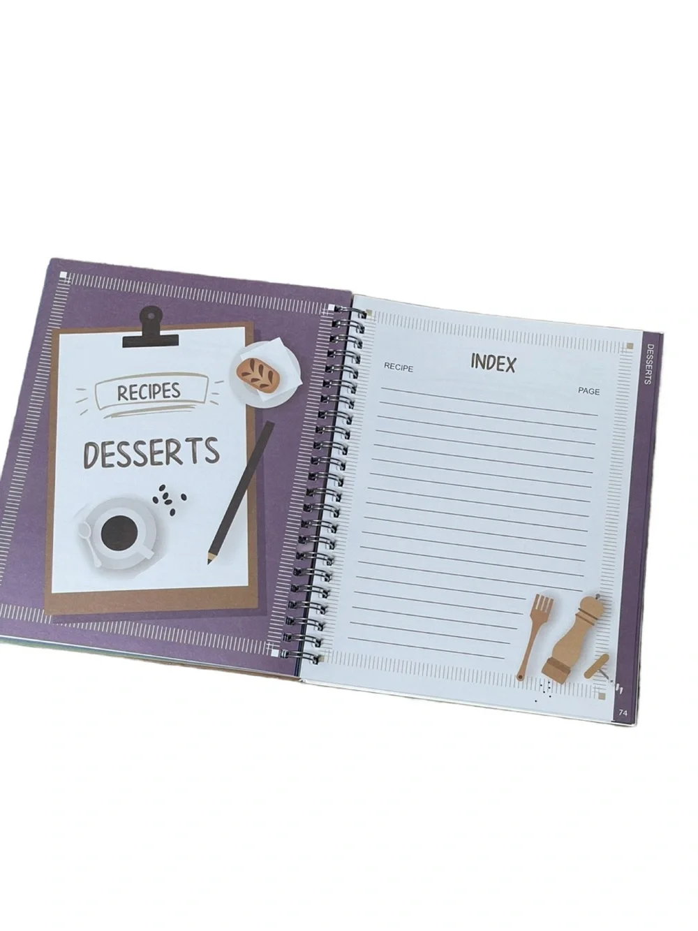 Our Family Recipes Spiral Recipe Journal - Blank - Pipilo Press - NEW*